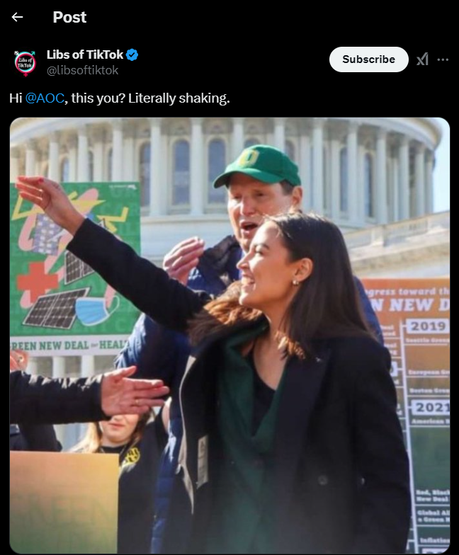 Fact Check Image Does NOT Show AOC Giving Nazi Salute Lead Stories
